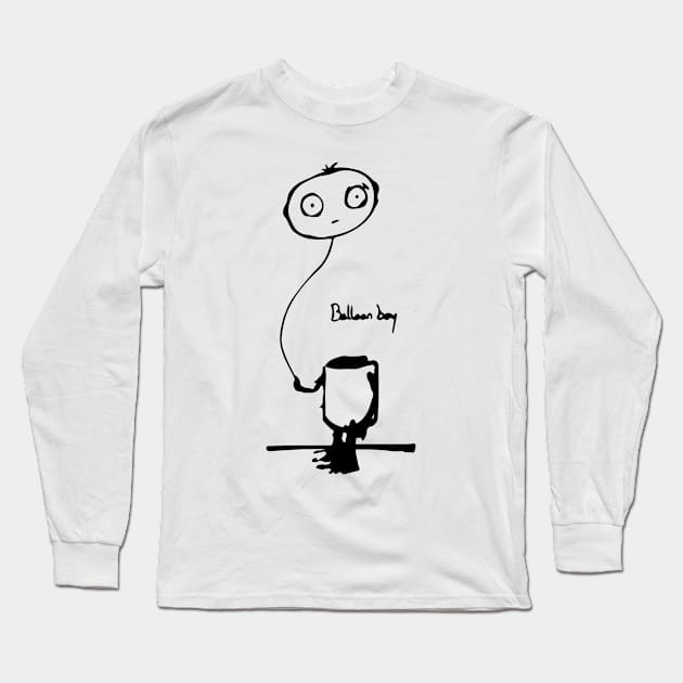 Balloon Boy Long Sleeve T-Shirt by TomStephensonDeveloper